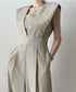 Cap Sleeve Overalls